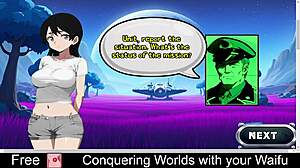 Conquering worlds with your waifu.