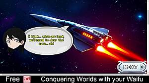 Conquering worlds with your waifu.