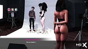 Fashionbusiness episode 2 part 28 shows him fucking her wet pussy hard inside the apartment