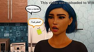 Dik interlude with sexy Zoey in 3D animated action