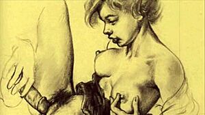 Man, I’m totally lost in these vintage erotic drawins, ya know?