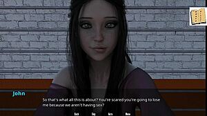3D animated porn with big-boobed Shauna playing basketball