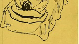 my old-school erotic drawings are pure vintage charm