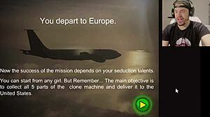 Hey, check out this secret agent getting a blowjob with big tits flashing