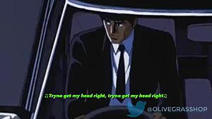 Riley Reid's cartoon hentai animation where she performs blowjob