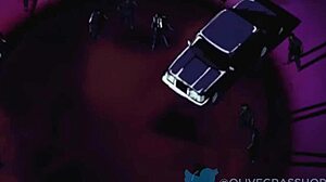 Riley Reid's cartoon hentai animation where she performs blowjob