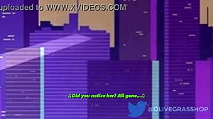 Sultry cartoon character Riley Reid in hot erotic animation
