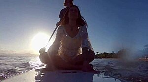 Ana Rothbard Enjoys Sex On The Rocks During Late Afternoon