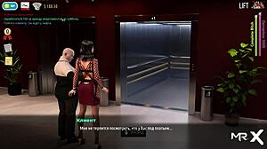 Fashionbusiness episode 2 part 40: woman sucks finger while caressing herself