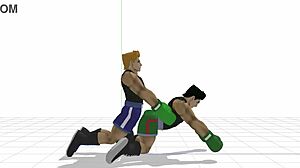 Little Mac explores gay sex in a suggestive anal encounter. His assfucking adventure awaits.