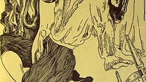 Vintage erotic drawing evokes deep emotions