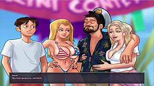 wondering what happens in summer time saga part 38 with asian hentai