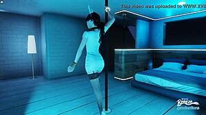 Beautiful anime brunette, escort girl Felicia