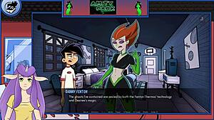 Danny Talks Boldly to Spectra in Amity Park Redux