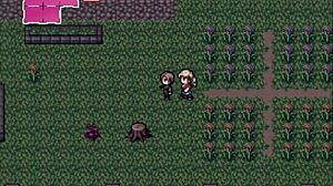 Facing a speedy zombie in hentai game Zombie’s Retreat Part 8.