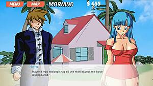 Dragon girl X - threesome sex in 3D cartoon