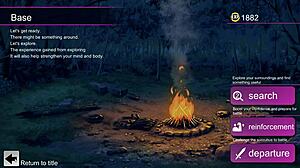 Pretty Lady Delivers Erotic Footjob in Suc Dung Side Story Hentai Game Adventure.