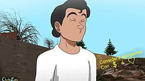 Aunty Grandma Chucho's cartoon porn adventures