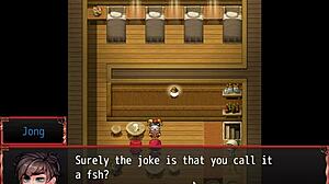 asijská teen 18+ jeptiška dává první felaci monster kokotu v harem hře ep 10