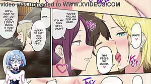 Gals with big tits gather at Imaizumi's house for intense encounters in part 5.