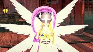 Angelwomon Evolves for Wild POV Fucking in Digimon Fantasy