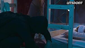 omg this big dick thief is fucking those horny hostel sluts hard 😈