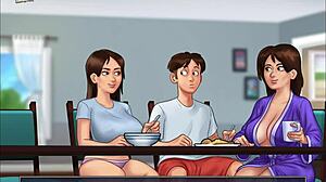 Summertime Saga 204 Erotic Anime Unleashes Raw Bedroom Action.