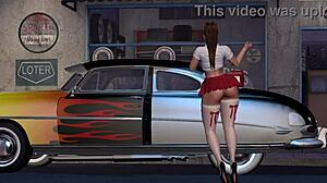 hot rod dancer alexxa solo ass dancing anime