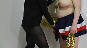 cheerleaders squirting in cheerleader costumes. this is the second time i've squirted this much. big squirt edition full.