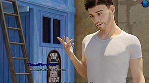 Hot swimsuit and sexy body in 3D cartoon game