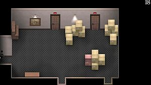 A threesome with cowgirl sex and loads of cum in the hot video game