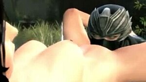 Sexual favrite cartoon bitch beauty Elizabeth from Bioshock goes down on the hero of the Ninja Gaiden universe