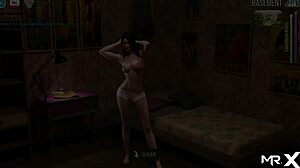 Hentai game with 3D animated toon of a naughty secretary