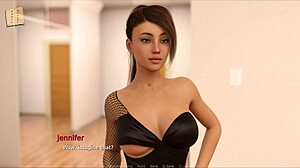Jennifer's 46th birthday in animated porn video