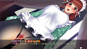 Maid-san to boin game Hozuki scene 2 English