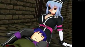 Adegan Hero Girl B dengan Astriede 2 di Bahagian 13 Tindakan Liar Terbuka di Permainan Anime