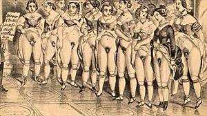 vintage erotic sketches with sensual anime vibes