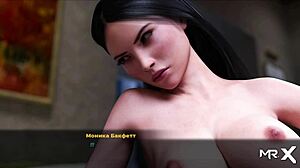 패션비즈니스 - E2 64에서 직장에서 큰 가슴 움켜쥐는 대담한 행위