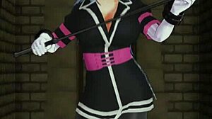 Girl B Hero Scenes with Astriede 2 in Part 13. Wild Action Unfolds in Anime Game.