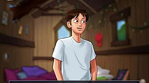 Summertime saga episode 36 with anime characters featuring big tits and ass