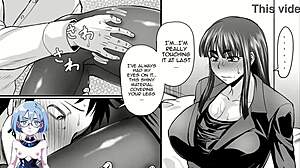 Debela ženska v vročini vzbudi z velikimi joškami