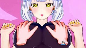 Pool blowjob scene in 3D hentai anime by BadPoiPoi 😏