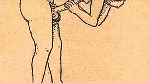 Vintage Erotic Alphabet Drawings Intrigue Viewers