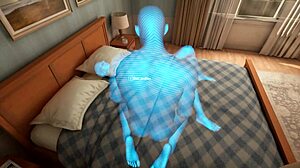 home together gameplay with big tits and feet in erotic anime action