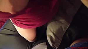 Horny Neighbor Sucks and Fucks My Cock Like a Slut in Homemade Anal with Facial Finish