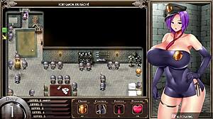 Karryn's prison adventure in Toon Simulator gameplay with Prisoner mode