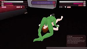 Cartoon porn with a kinky fight and big cock action