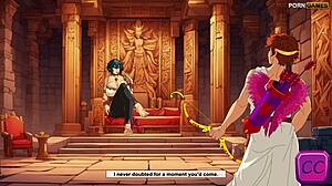 Jill Valentine and other horny girls in animated porn movie