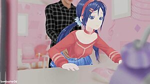 Blender-based anime-style adult cartoon page