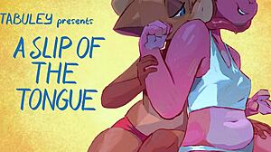 Slip of the Tongue Turns Into Wild Anime Action with Intense Tongue Play!